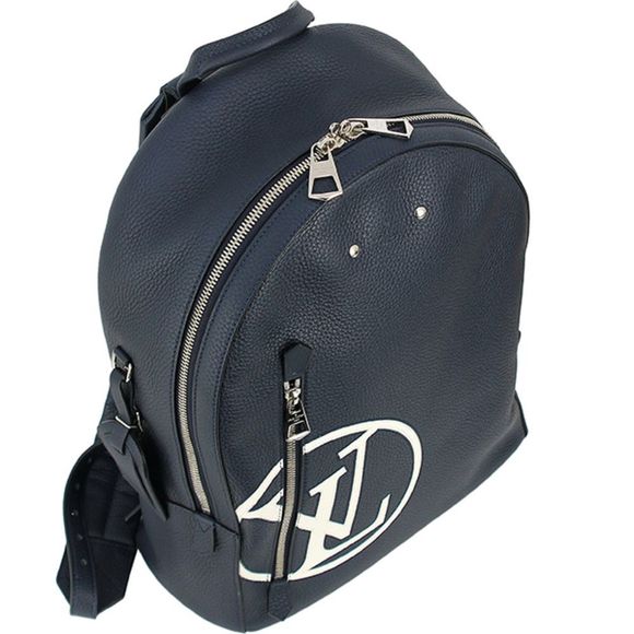 Louis Vuitton Backpack Leather Rucksack Black - Picture 4 of 9